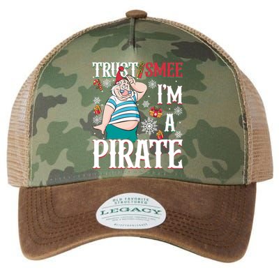 Trust Smee IM A Pirate Mr Smee Santa Christmas Xmas Legacy Tie Dye Trucker Hat