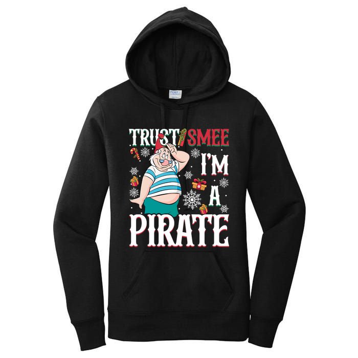 Trust Smee IM A Pirate Mr Smee Santa Christmas Xmas Women's Pullover Hoodie