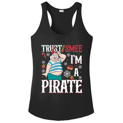 Trust Smee IM A Pirate Mr Smee Santa Christmas Xmas Ladies PosiCharge Competitor Racerback Tank