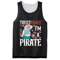 Trust Smee IM A Pirate Mr Smee Santa Christmas Xmas Mesh Reversible Basketball Jersey Tank