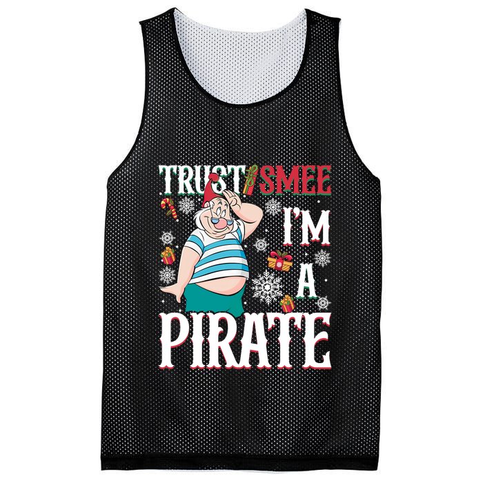 Trust Smee IM A Pirate Mr Smee Santa Christmas Xmas Mesh Reversible Basketball Jersey Tank