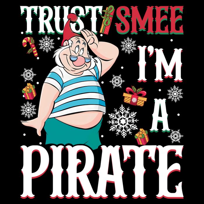 Trust Smee IM A Pirate Mr Smee Santa Christmas Xmas Mesh Reversible Basketball Jersey Tank