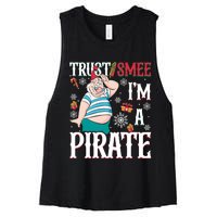 Trust Smee IM A Pirate Mr Smee Santa Christmas Xmas Women's Racerback Cropped Tank