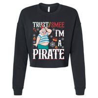 Trust Smee IM A Pirate Mr Smee Santa Christmas Xmas Cropped Pullover Crew