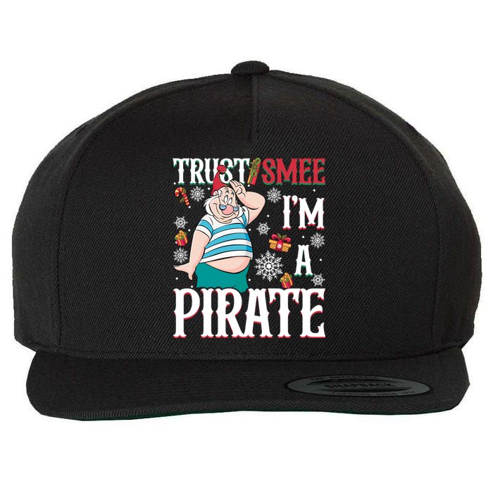 Trust Smee IM A Pirate Mr Smee Santa Christmas Xmas Wool Snapback Cap