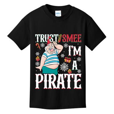 Trust Smee IM A Pirate Mr Smee Santa Christmas Xmas Kids T-Shirt