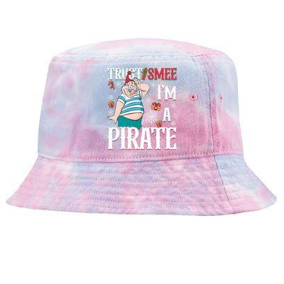 Trust Smee IM A Pirate Mr Smee Santa Christmas Xmas Tie-Dyed Bucket Hat