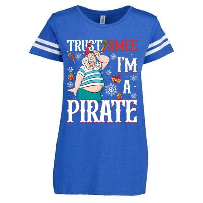 Trust Smee IM A Pirate Mr Smee Santa Christmas Xmas Enza Ladies Jersey Football T-Shirt