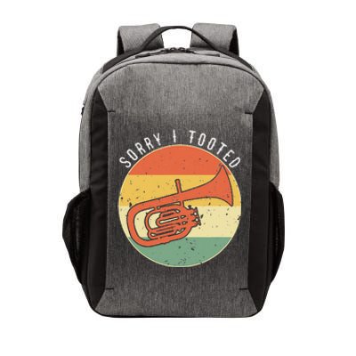 Tuba Sorry I Tooted Marching Band Tuba Vector Backpack