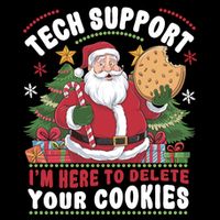 Tech Support IM Here To Delete Your Cookies 16 in Basic Backpack
