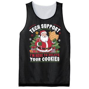 Tech Support IM Here To Delete Your Cookies Mesh Reversible Basketball Jersey Tank