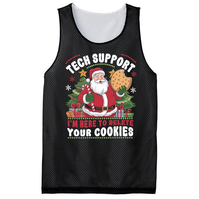 Tech Support IM Here To Delete Your Cookies Mesh Reversible Basketball Jersey Tank