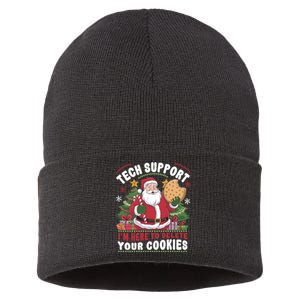 Tech Support IM Here To Delete Your Cookies Sustainable Knit Beanie