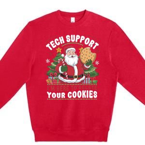 Tech Support IM Here To Delete Your Cookies Premium Crewneck Sweatshirt