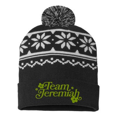 The Summer I Turned Pretty Team Jeremiah Floral USA-Made Snowflake Beanie