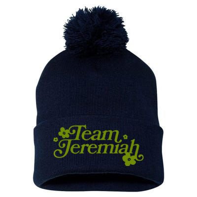 The Summer I Turned Pretty Team Jeremiah Floral Pom Pom 12in Knit Beanie