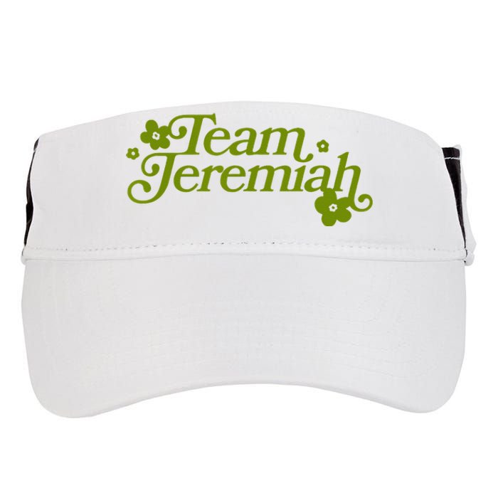 The Summer I Turned Pretty Team Jeremiah Floral Adult Drive Performance Visor