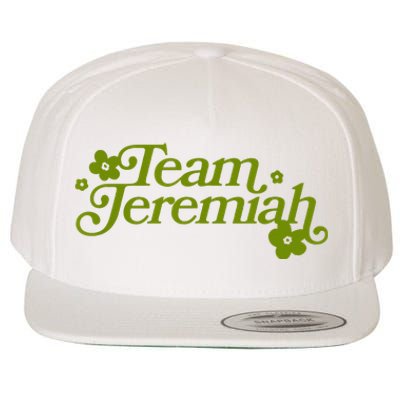 The Summer I Turned Pretty Team Jeremiah Floral Wool Snapback Cap