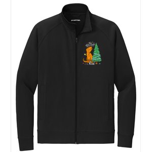 The Struggle Is Real Dinosaur Trex Christmas Tree Xmas Funny  Stretch Full-Zip Cadet Jacket