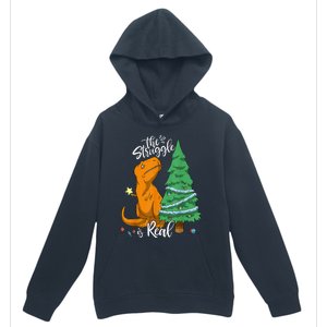 The Struggle Is Real Dinosaur Trex Christmas Tree Xmas Funny  Urban Pullover Hoodie