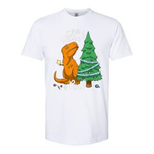 The Struggle Is Real Dinosaur Trex Christmas Tree Xmas Funny  Softstyle CVC T-Shirt