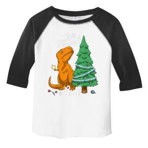 The Struggle Is Real Dinosaur Trex Christmas Tree Xmas Funny  Toddler Fine Jersey T-Shirt