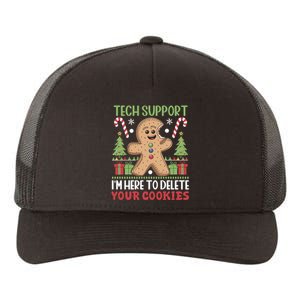 Tech Support I'M Here To Delete Your Cookies Yupoong Adult 5-Panel Trucker Hat