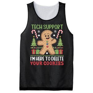 Tech Support I'M Here To Delete Your Cookies Mesh Reversible Basketball Jersey Tank