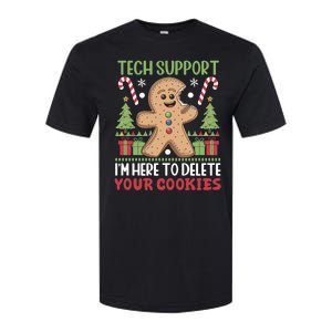 Tech Support I'M Here To Delete Your Cookies Softstyle CVC T-Shirt