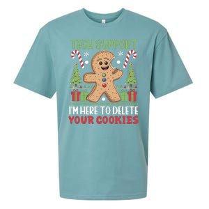 Tech Support I'M Here To Delete Your Cookies Sueded Cloud Jersey T-Shirt