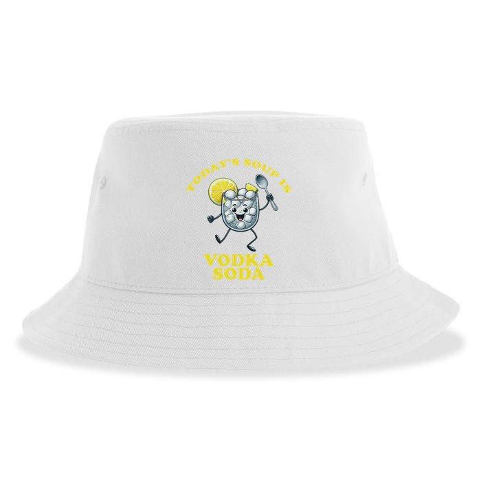 TodayS Soup Is Vodka Soda Sustainable Bucket Hat