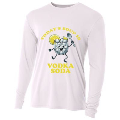 TodayS Soup Is Vodka Soda Cooling Performance Long Sleeve Crew