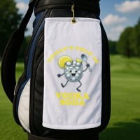 TodayS Soup Is Vodka Soda Golf Towel