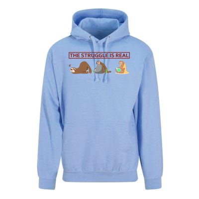 The Struggle Is Real Unisex Surf Hoodie