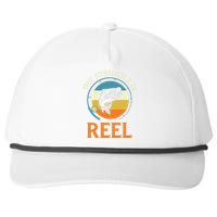 The Struggle Is Reel Bass Fishing Snapback Five-Panel Rope Hat