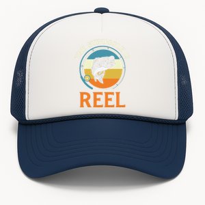 The Struggle Is Reel Bass Fishing Trucker Hat