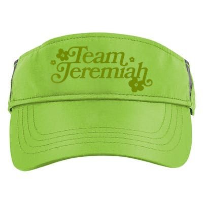 The Summer I Turned Pretty Team Jeremiah Floral Adult Drive Performance Visor