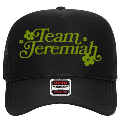 The Summer I Turned Pretty Team Jeremiah Floral High Crown Mesh Back Trucker Hat