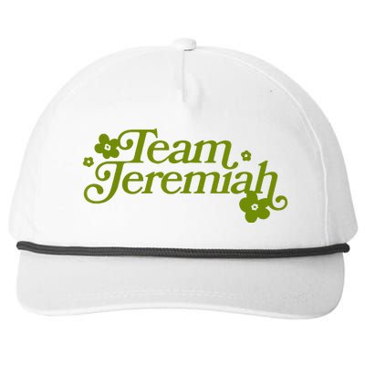 The Summer I Turned Pretty Team Jeremiah Floral Snapback Five-Panel Rope Hat