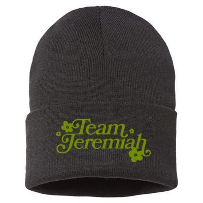 The Summer I Turned Pretty Team Jeremiah Floral Sustainable Knit Beanie