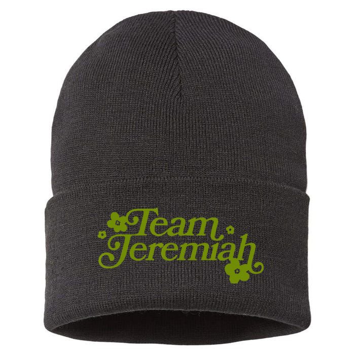 The Summer I Turned Pretty Team Jeremiah Floral Sustainable Knit Beanie