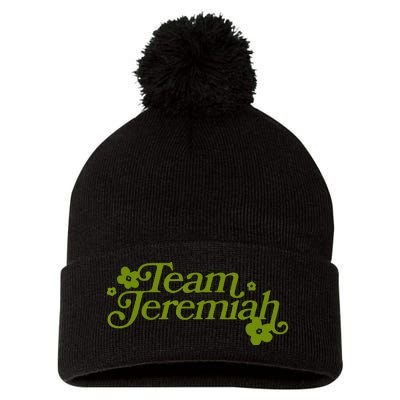 The Summer I Turned Pretty Team Jeremiah Floral Pom Pom 12in Knit Beanie