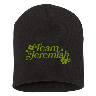 The Summer I Turned Pretty Team Jeremiah Floral Short Acrylic Beanie