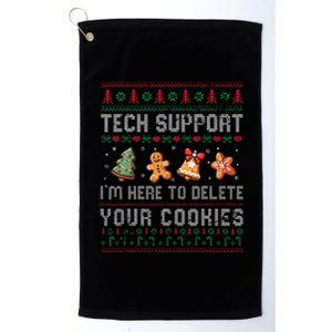 Tech Support IM Here To Delete Your Cookies Christmas Xmas Gift Platinum Collection Golf Towel