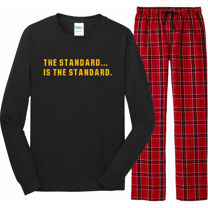 The Standard Is The Standard Pittsburgh Theme Football Long Sleeve Pajama Set