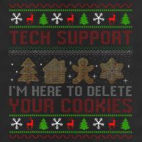 Tech Support IM Here To Delete Your Cookies Christmas Xmas Cool Comfort Performance Bucket Hat