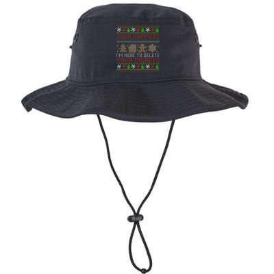 Tech Support IM Here To Delete Your Cookies Christmas Xmas Legacy Cool Fit Booney Bucket Hat