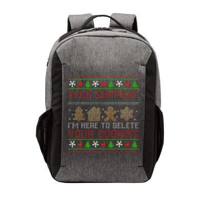 Tech Support IM Here To Delete Your Cookies Christmas Xmas Vector Backpack