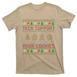 Tech Support IM Here To Delete Your Cookies Christmas Xmas T-Shirt