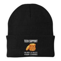 Tech Support IM Here To Delete Your Cookies Tech Support Knit Cap Winter Beanie
